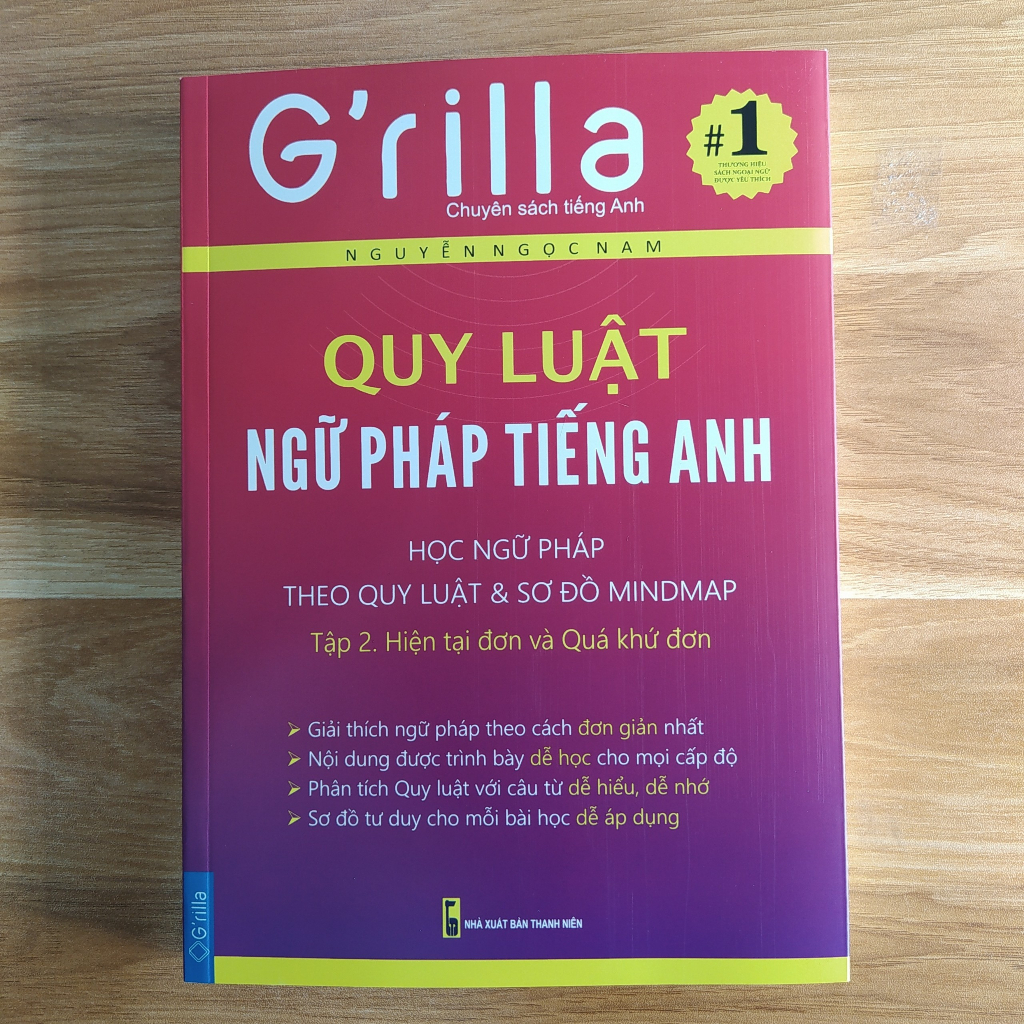 Sách Quy luật ngữ pháp tiếng Anh Grilla Tập 2. Thì hiện tại đơn & Quá khứ đơn