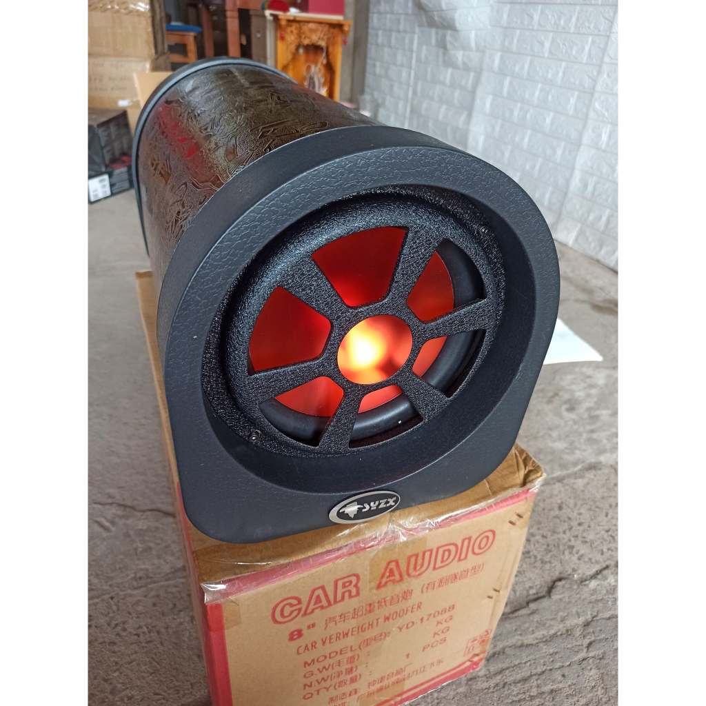 Sub trầm tròn SYZX, trầm nâu xe tải 12v bass 8.