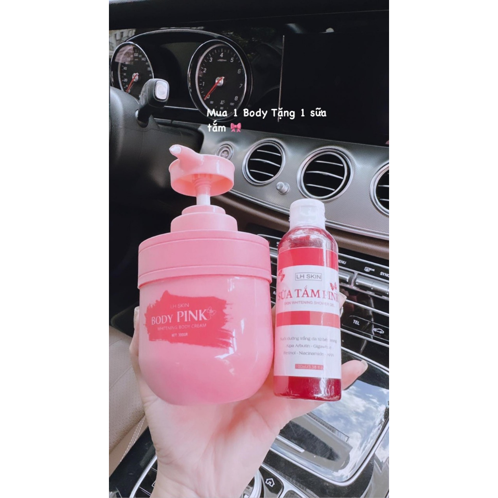 MUA 1 TẶNG 1 ST - KEM BODY PINK SIÊU KÍCH TRẮNG 300GR