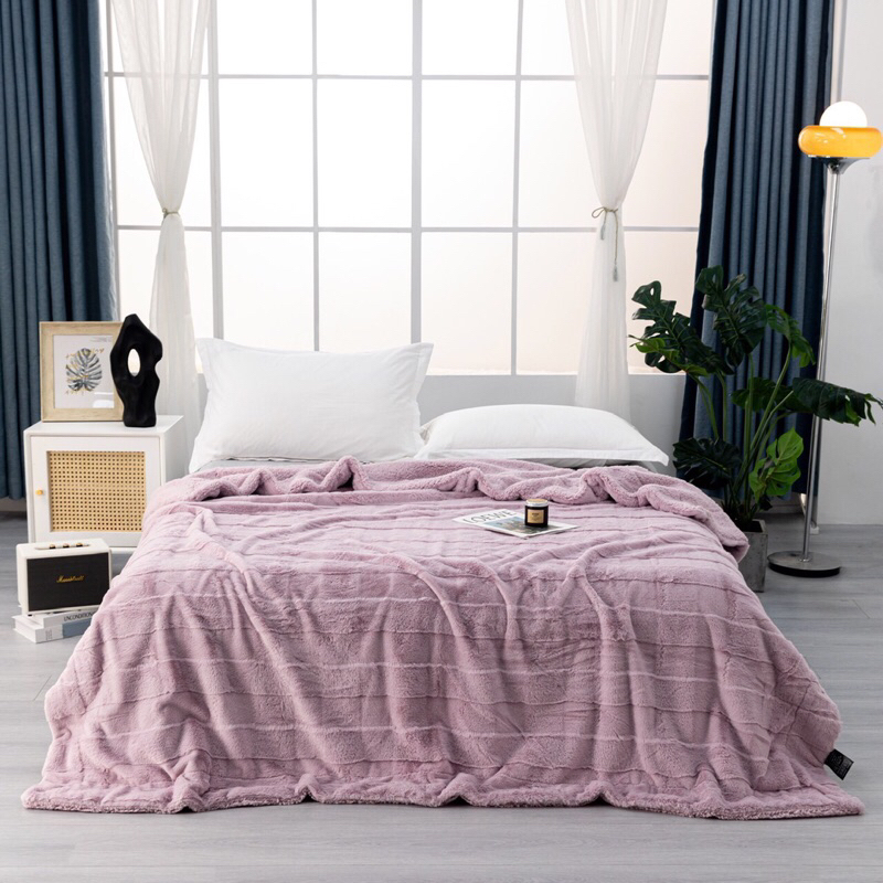 Van su shop-Chăn lông thỏ Rabbit Blanket 2mx2m3