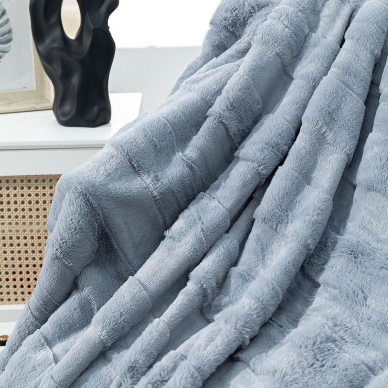 Van su shop-Chăn lông thỏ Rabbit Blanket 2mx2m3