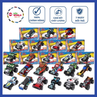 Xe mô hình Hot Wheels lắp ráp Mini Brix Racer Emco 8981.