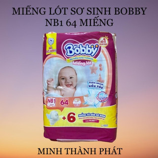Miếng lót sơ sinh Bobby Newborn 1-64 miếng