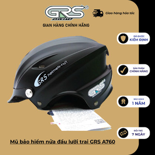 Mũ bảo hiểm nửa đầu lưỡi trai GRS A760 (nhiều màu)