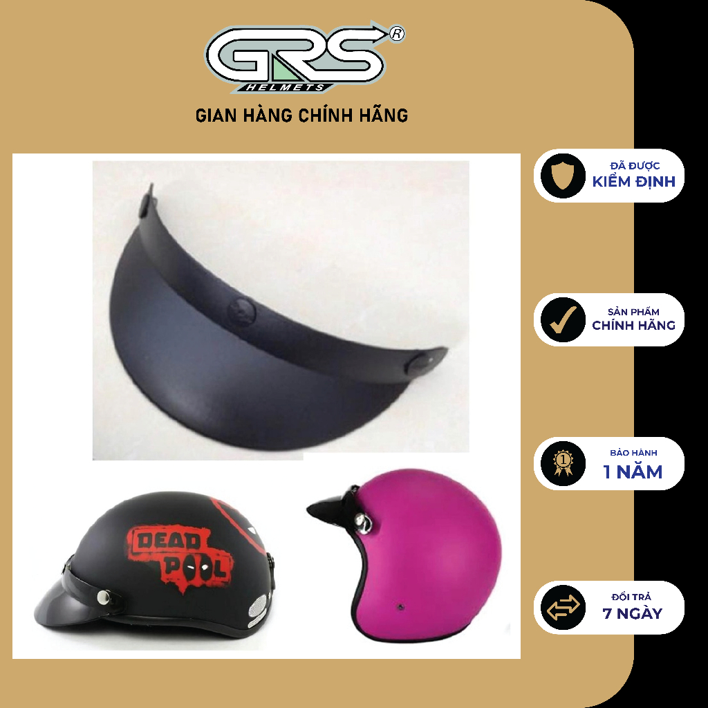 Lưỡi trai gắn mũ bảo hiểm GRS