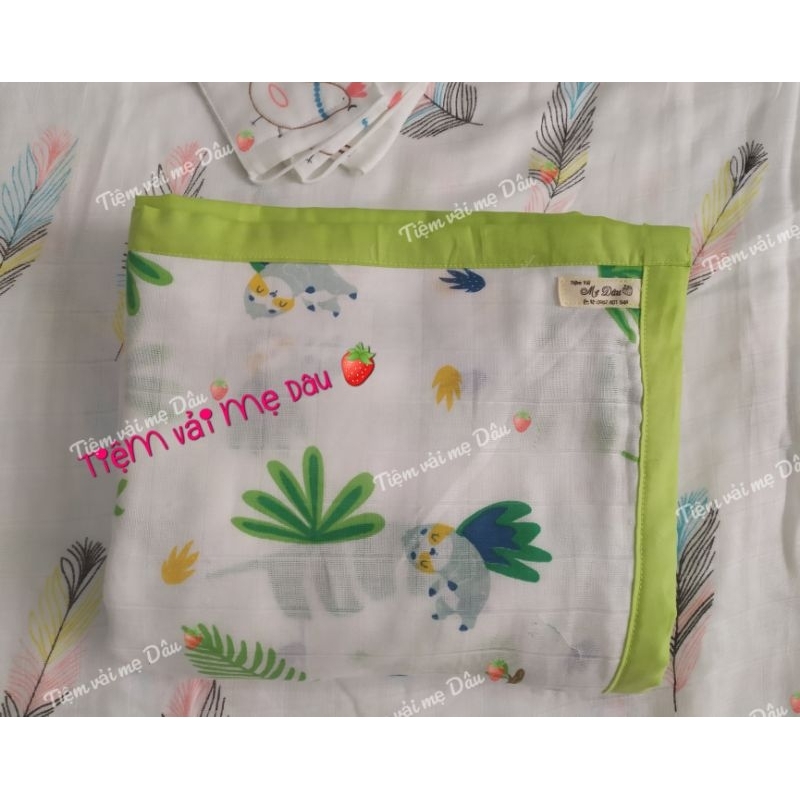🌿10 KHĂN SỮA SỢI TRE 25X27 4 lớp🌿