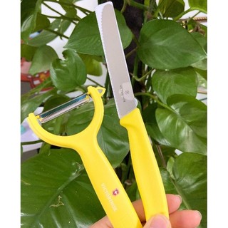 Set 2 món - dao, nạo gọt rau củ quả - Victorinox - Hàng thụy sĩ cao cấp - dùng cực thích