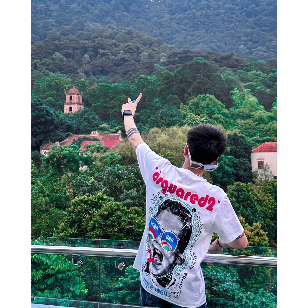 🔥Hot🔥Áo thun DSQUARED2 in hình lưng thiết kế hot trend Nam nữ New 2023