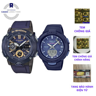 Đồng hồ đôi Casio G-SHOCK GA-2000-2A & G-BABY BSA-B100AC-2A - kết nối BLUETOOTH chốn