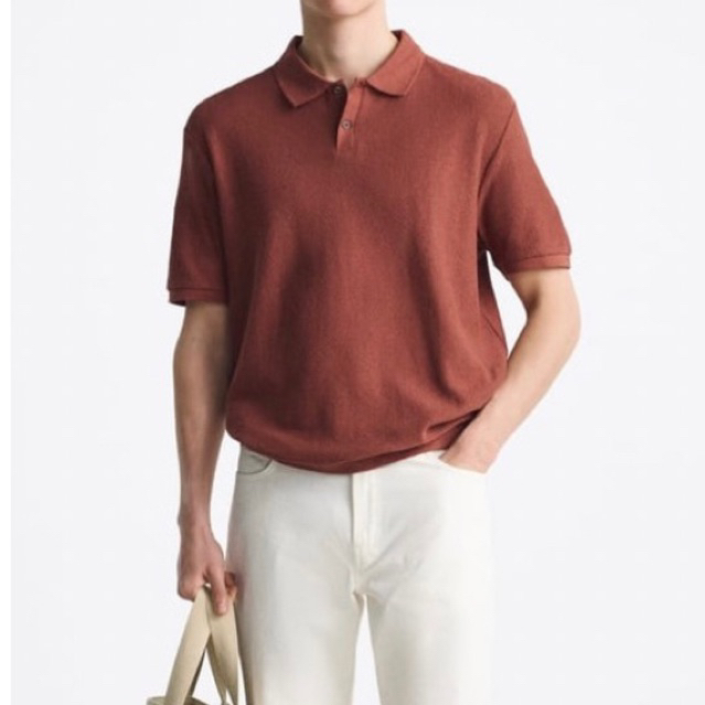 Áo polo ngắn tay Zara authentic size L