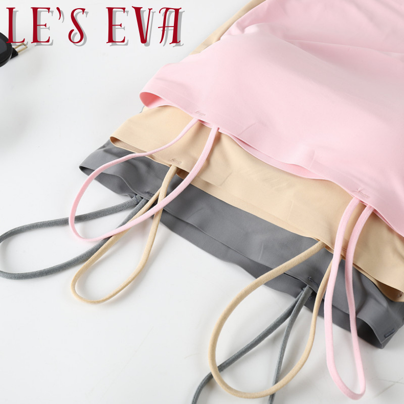 Áo Bra Nữ Quây 2 Dây dáng dài đúc Su Trơn Đệm Mỏng Dáng Ôm không gọng nâng ngực Bao Mát Mịn AN12 - LESEVA STORE