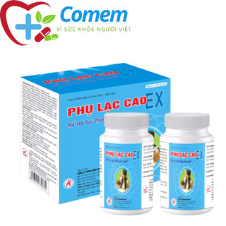 Phụ Lạc Cao EX - Hỗ trợ giảm đau bụng kinh, điều hòa kinh nguyệt, lưu thông khí huyết (Hộp 180 viên)