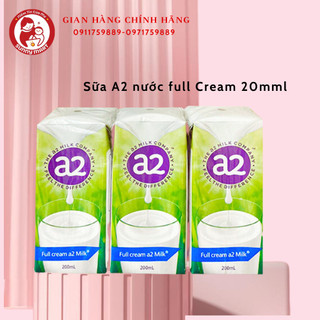 Sữa a2 nguyên kem dạng hộp 200ml