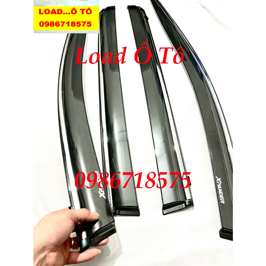 Vè che mưa Xe Xpander 2023-2018, Xpander Cross chỉ Inox cứng hàng đẹp