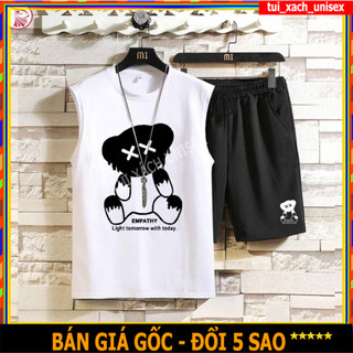 ĐỒ THỂ THAO ❤️ FREESHIP ❤️ BỘ NAM TẬP GYM MẪU BA LỖ MẶC Ở NHÀ ĐI CHƠI ĐỀU THOẢI MÁI CHẤT LIỆU MÁT MỊN VOSION S0
