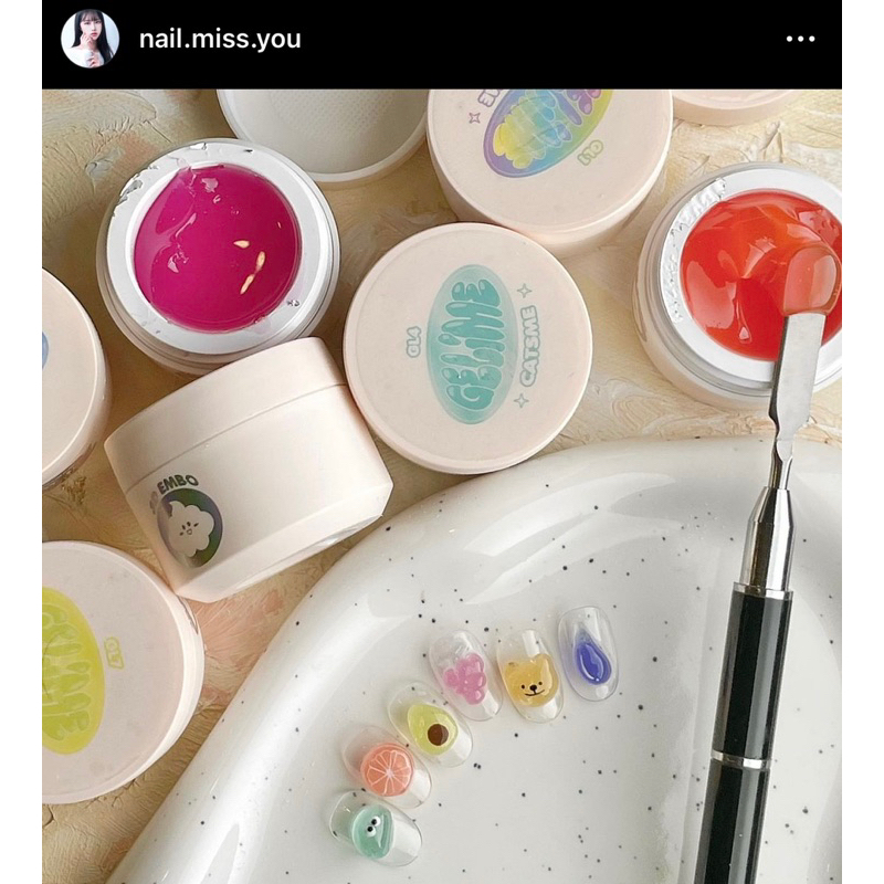 Cats me nail - Tách lẻ gel nặn 3D GELIME 1 màu