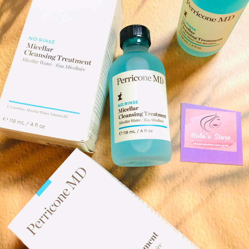 Nước tẩy trang kiêm Toner cao cấp Perricone MD NO:RINSE MICELLAR CLEANSING TREATMENT