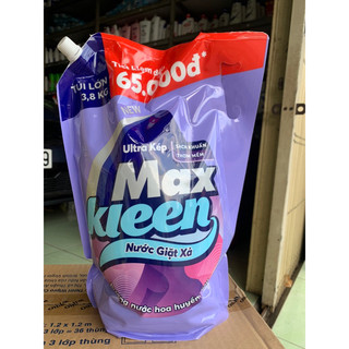 Nước giặt xả Maxkleen hương hoa Huyền diệu 3,8kg