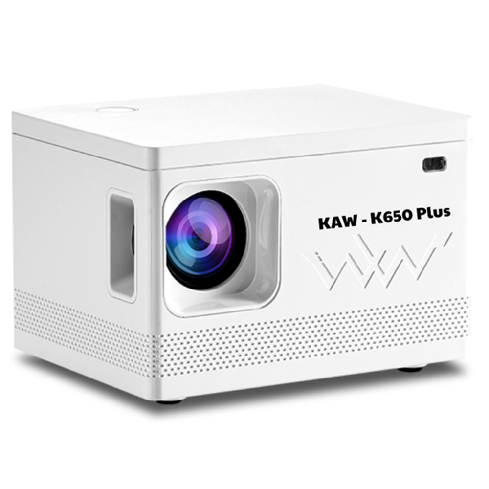 Máy chiếu mini siêu nét KAW K650 Plus độ sáng cao chất lượng 1080 thiết kế tinh tế kiểu dáng sang trọng