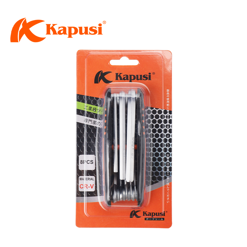 Bộ lục giác 18 chi tiết lục giác hoa thi, lục giác bi đủ size chính hãng KAPUSI, bộ lục giác KAPUSI hình dạng chữ L TMAR