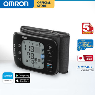 Máy Đo Huyết Áp Cổ Tay Omron HEM 6232T | Kết Nối Bluetooth