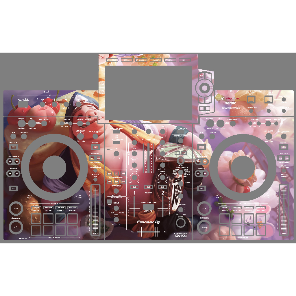 Skin DJ RX3 hình ảnh theo yêu cầu, ib hình ảnh shop lên demo.