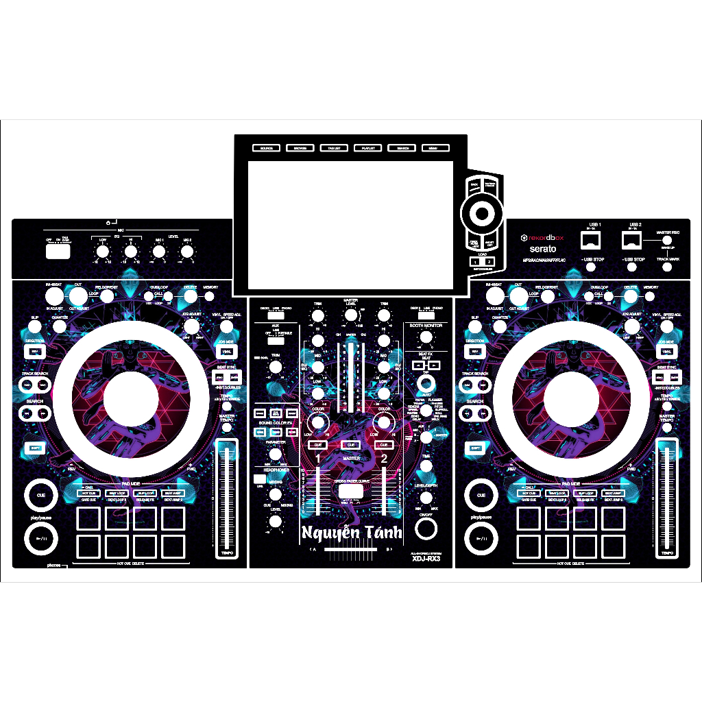 Skin DJ RX3 hình ảnh theo yêu cầu, ib hình ảnh shop lên demo.