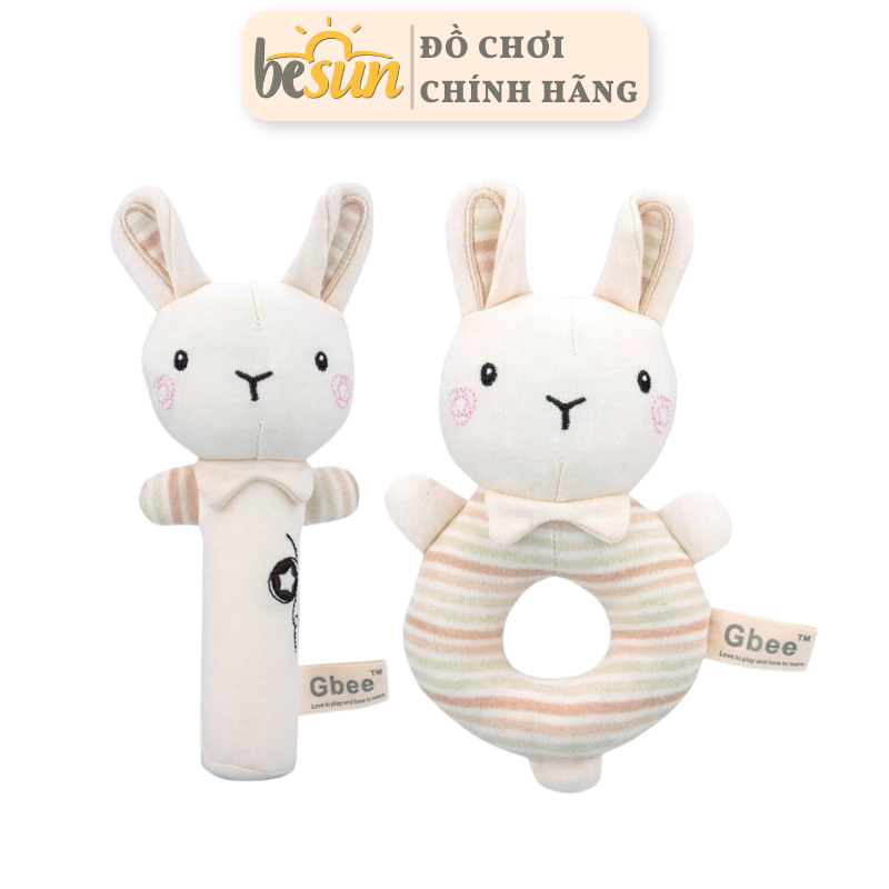 Thú bông tập cầm nắm bóp chút chít hình con vật dễ thương kích thích thị giác BESUN