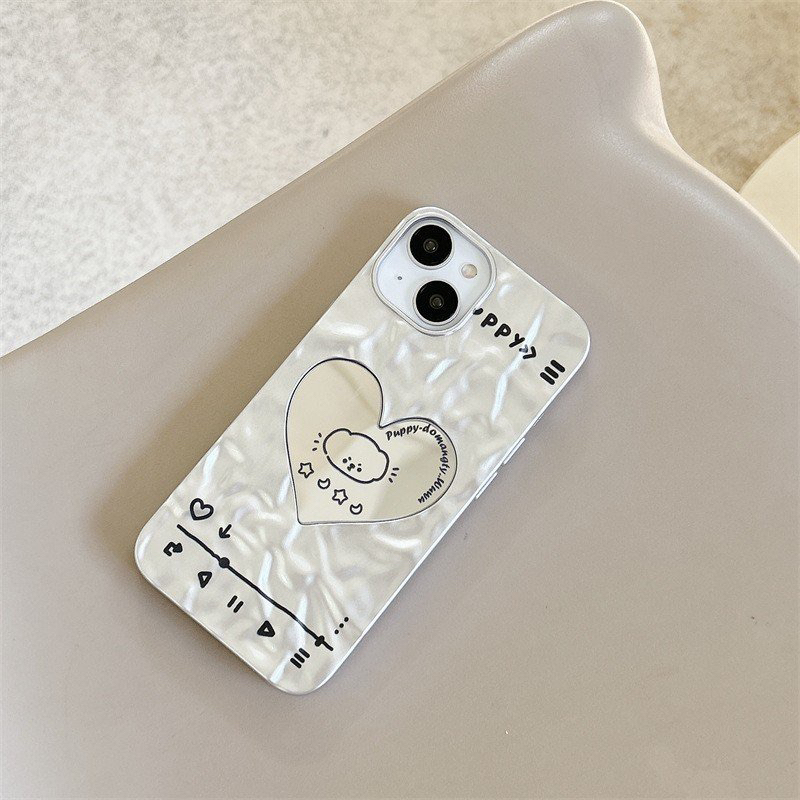 ỐP IPHONE FULL VIỀN HOẠ TIẾT PUPPY