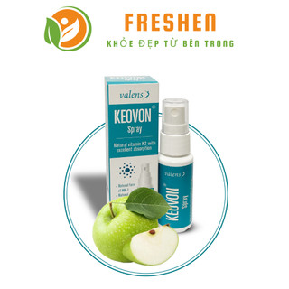 Keovon Vitamin K2 MK7 Dạng Xịt Giúp Hấp Thu Chuyển Hóa Tối Đa Canxi Cho Bé.