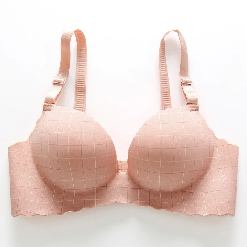 Áo Ngực Không Gọng Su Đúc Kẻ Sọc Caro 775