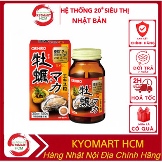 Viên uống tinh chất hàu tươi Maca tăng cường sinh lý Orihiro 120 viên