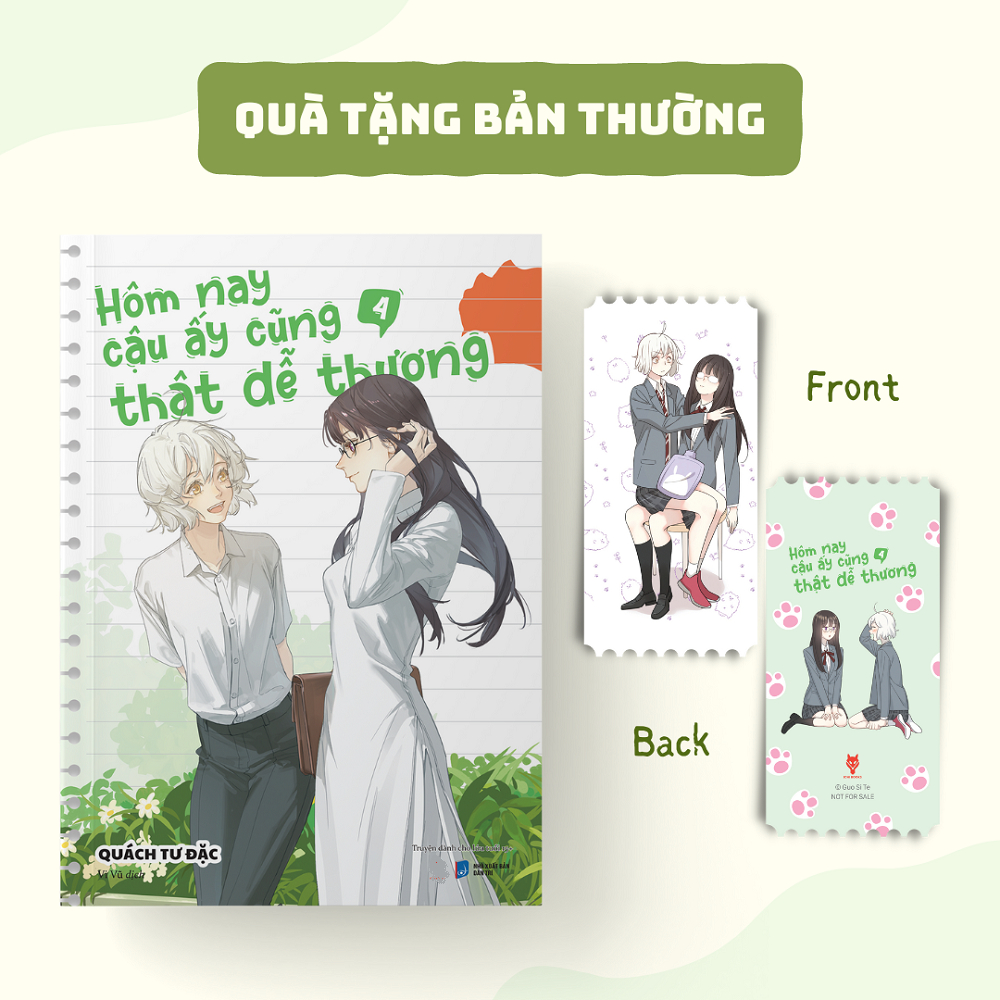 Sách - Hôm Nay Cậu Ấy Cũng Thật Dễ Thương: Tập 4 - Tặng Kèm Ticket Hologram