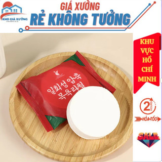  Khăn Tắm Nén Du Lịch Hàn Quốc Dùng 1 Lần Size Lớn Tiện Lợi Kích Thước (140 x 70cm), Khăn Tắm Nén Viên Tròn