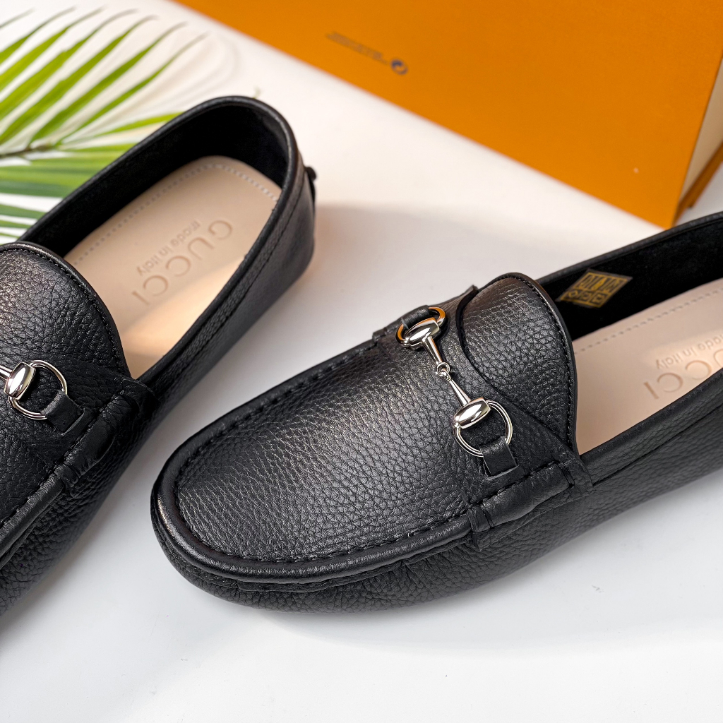 Giày Lười Mocassin nam Gucci MC40 - Da bò cao cấp