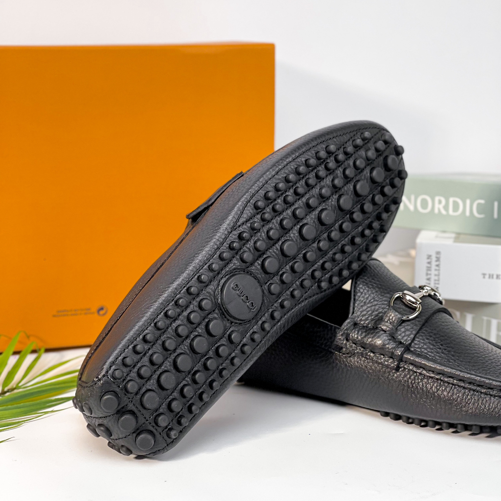 Giày Lười Mocassin nam Gucci MC40 - Da bò cao cấp