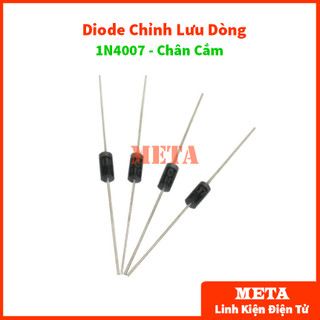 Diode chỉnh lưu dòng 1a/1200v 1n4007 in4007 do-41 chân cắm dip 4007