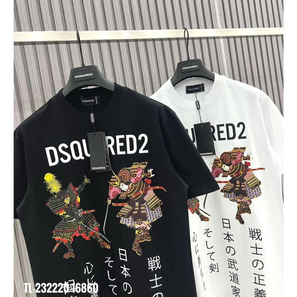 Áo Thun Nam Dsq 103 Hình In Nhiệt Cao Cấp Chất Liệu Cotton Thoáng Mát Thấm Hút Mồ Hôi Phù Hợp Cho Nam