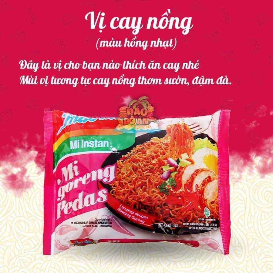 Thùng 40 Gói Mì Xào Khô  Indomie Siêu Ngon