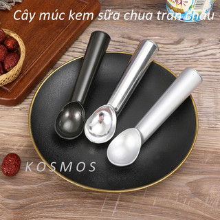 Cây múc kem sữa chua trân châu gang đúc
