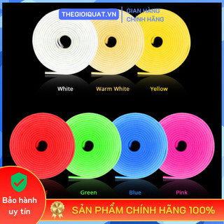 Đèn led neon 12V cuộn dài 5M dễ uốn nắn tạo logo trang trí, chống nước IP65 sử dụng được ngoài trời