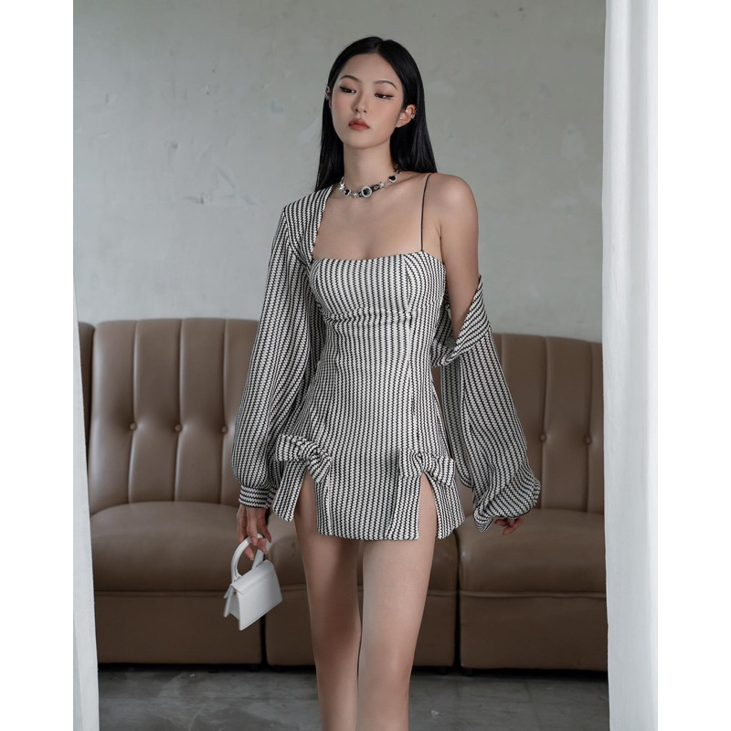 ĐẦM BABY 2S NƠ + ÁO KHOÁC