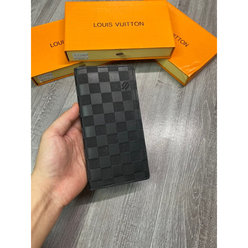 Ví gập Lv - bóp ví da nam bản da PU cao cấp gấp gọn tiênn lợi thời trang full box