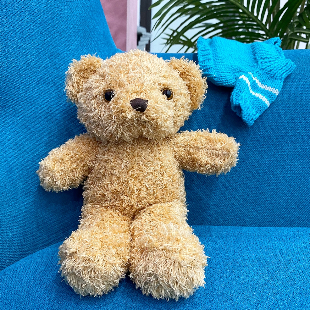 Gấu Bông Teddy Head Tales Mini 20cm Lông Xù Dễ Thương Cao Cấp Vua Gấu Bông