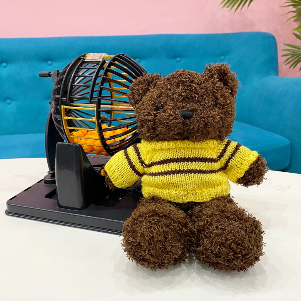 Gấu Bông Teddy Head Tales Mini 20cm Lông Xù Dễ Thương Cao Cấp Vua Gấu Bông