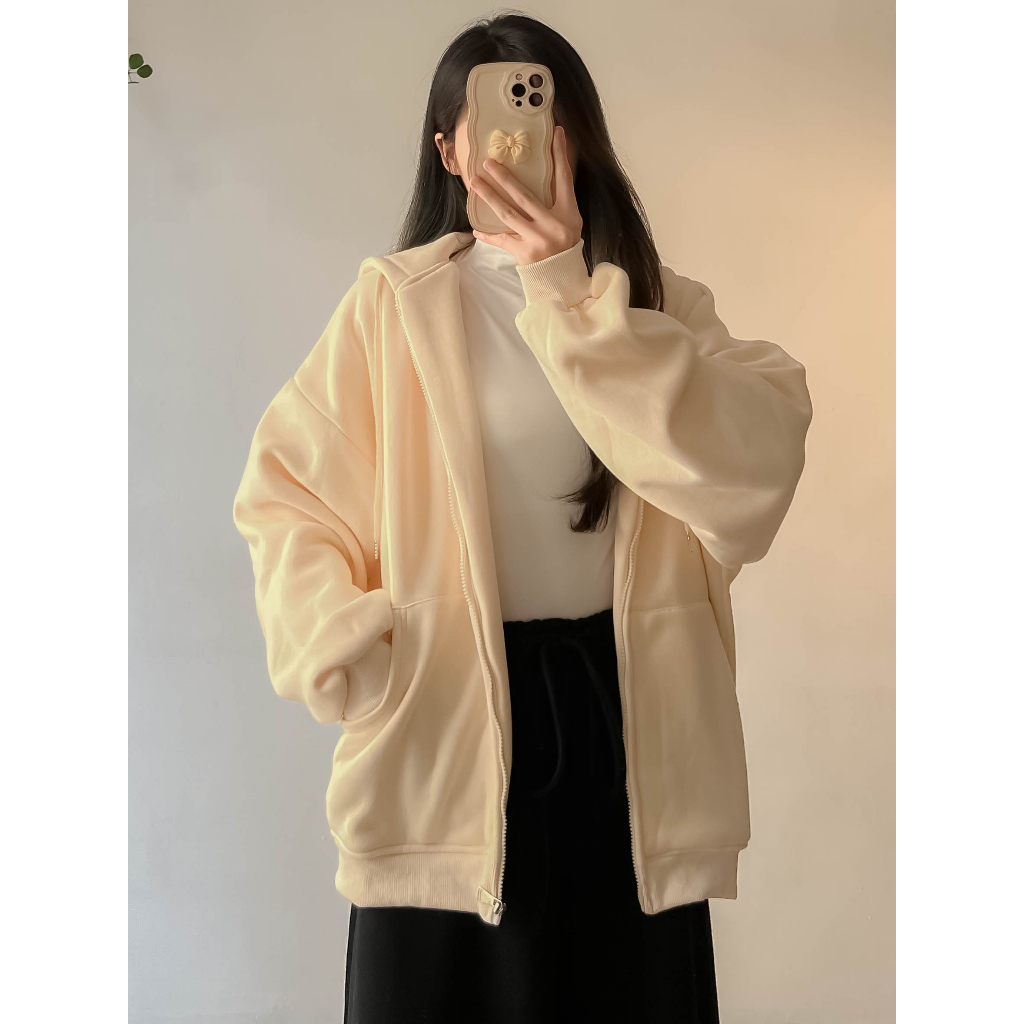 Áo Khoác Nỉ Trơn HOODIE Unisex - Retrostyle - Aokhoac001_P8k4