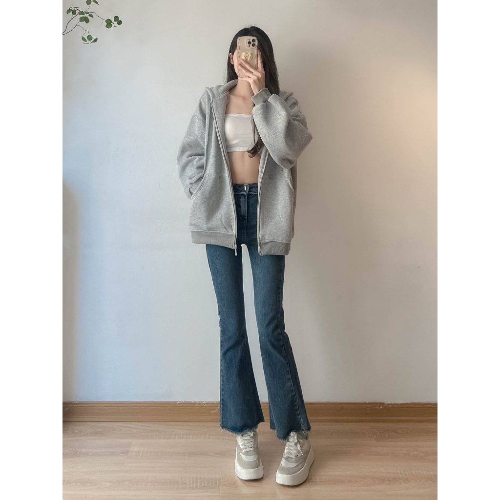 Áo Khoác Nỉ Trơn HOODIE Unisex - Retrostyle - Aokhoac001_P8k4