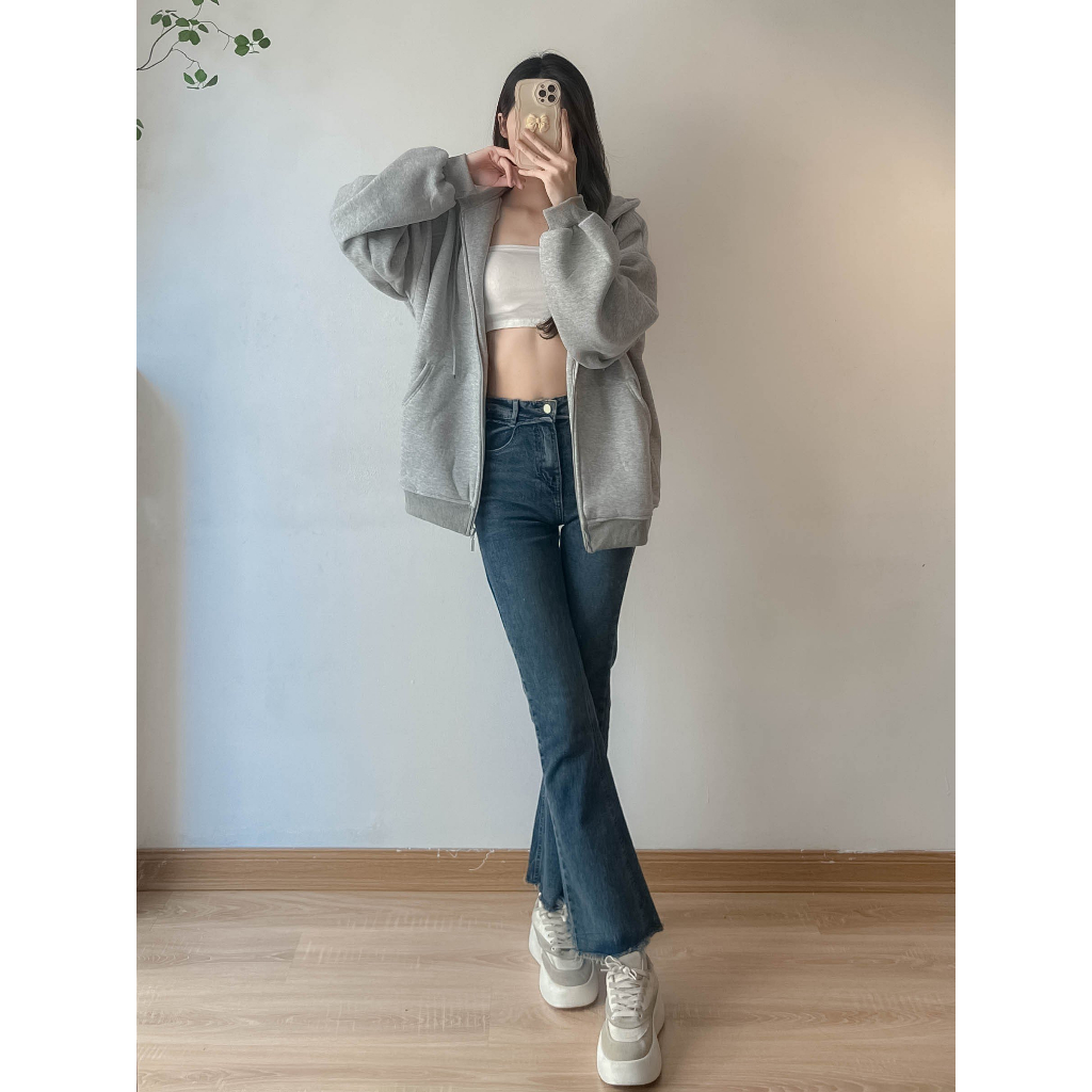 Áo Khoác Nỉ Trơn HOODIE Unisex - Retrostyle - Aokhoac001_P8k4