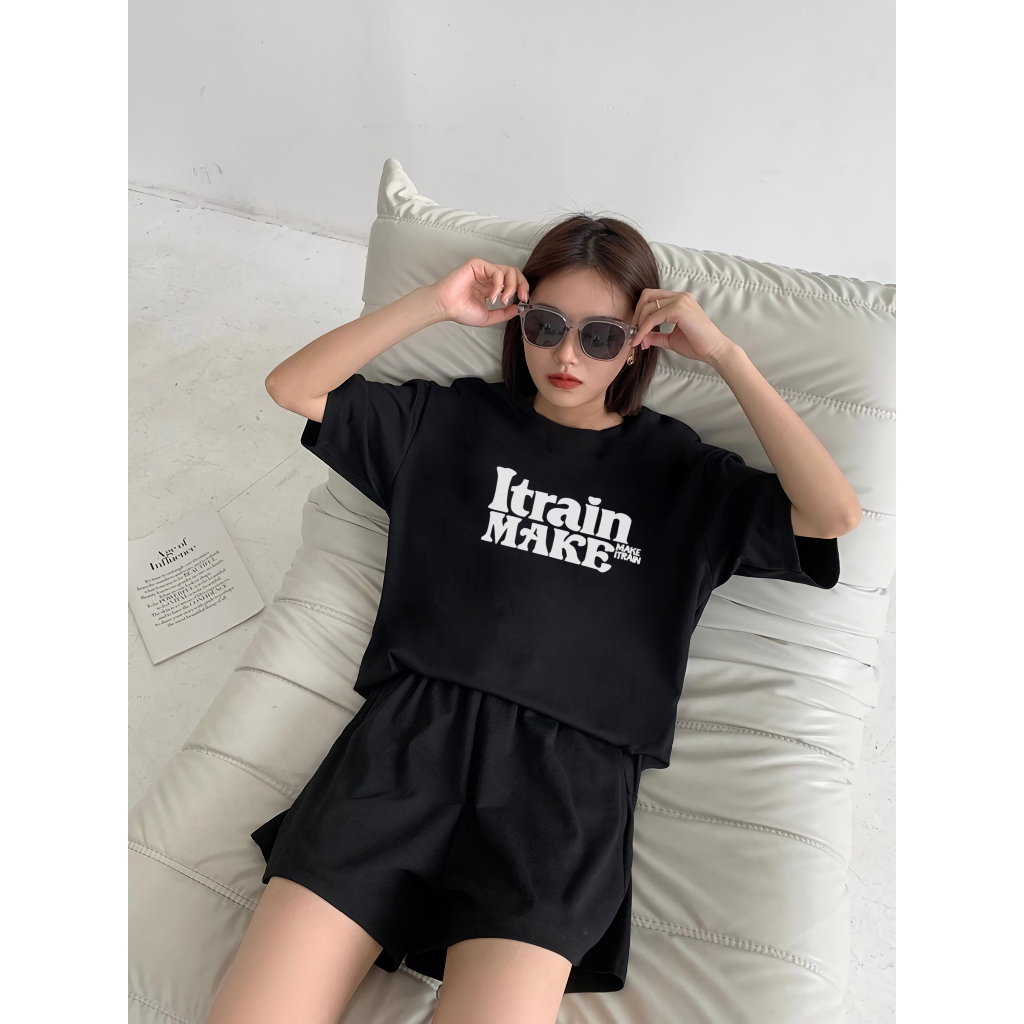 Áo Thun Lạnh HALEY TN271 Phông Nam Nữ Form Rộng Tay Lỡ Unisex ITRAIN MAKE Phong Cách Basic Cá Tính Vài Cotton Dày Dặn