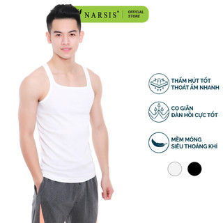 Áo Ba Lỗ Nam Cao Cấp thời trang NARSIS , Áo Tanktop thể thao dành cho nam ,Áo Thun nam From ôm dáng chuẩn GYM
